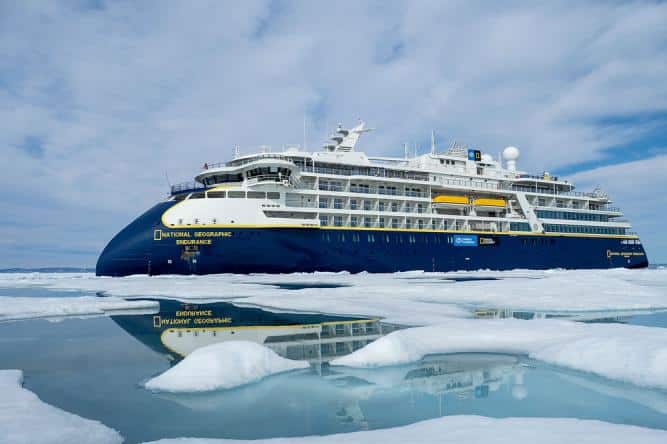 national geographic cruise in water