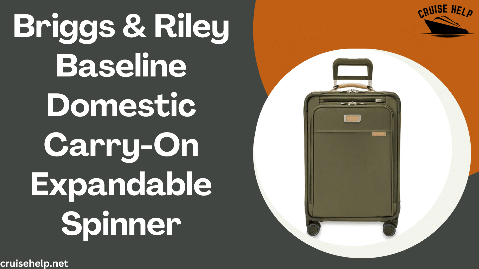 Briggs & Riley Baseline Domestic Carry On Expandable Spinner